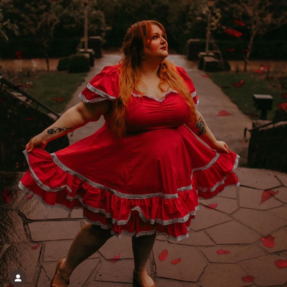Whimsical Coquette Romantic Style Dress